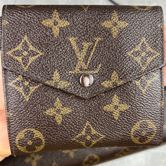 LOUIS VUITTON Porte Monnaie Viekart Credit Monogram Double-hook Wallet Auth. LV - Picture 3 of 17